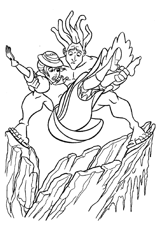 Tarzan kolorowanki